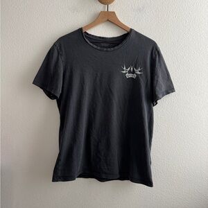 All Saints Black Short Sleeve Tee